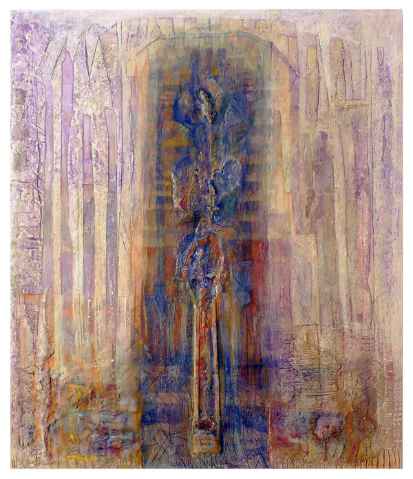 "RADIOGRAFÍA DE UN OBJETO COTIDIANO" |  Mixta sobre montaje de madera y collage. 96x81cm.  2015. "RADIOGRAFÍA DE UN OBJETO COTIDIANO" | Mixta sobre montaje de madera y collage. 96x81cm. 2015.
