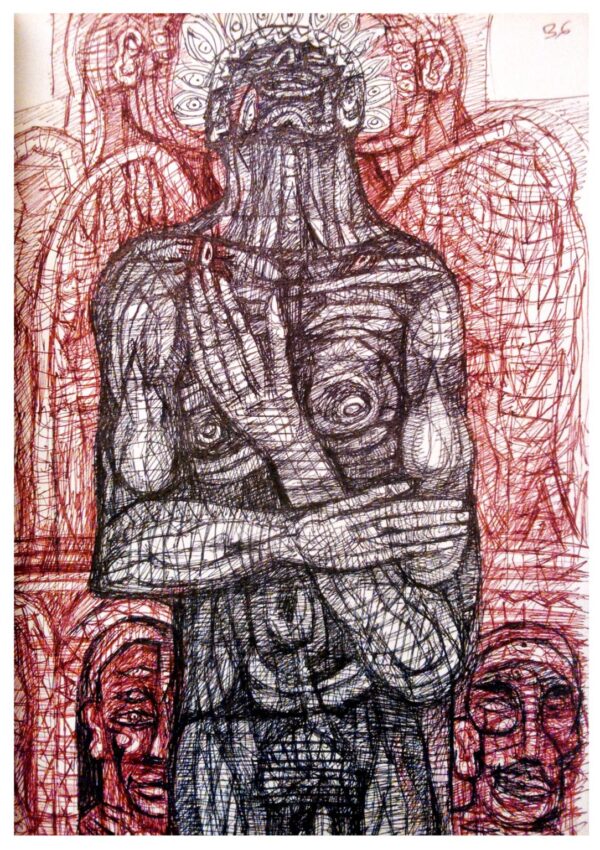 "¿DÓNDE ESTÁ EL ÉXITO?" | Diario de Dibujos a bolígrafo sepia y negro. 22x17 cm. 2014. LIBRO DE ARTISTA / Colección del autor.