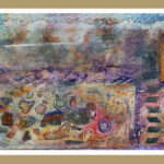 "SECUENCIA HORIZONTAL VII" |  26x87cm. Collage, tintas, pigmentos, ácido... y óleo sobre madera ensamblada y preparada. 2019-2020. "SECUENCIA HORIZONTAL VII" | 26x87cm. Collage, tintas, pigmentos, ácido... y óleo sobre madera ensamblada y preparada. 2019-2020.
