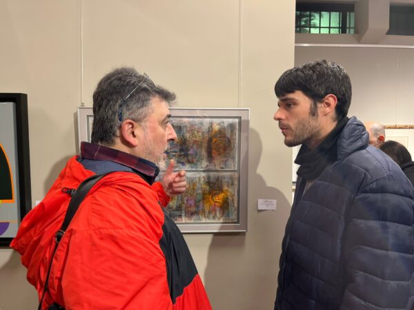 En la exposición Academia de Arte Carrillo Sala de arte 13. Jaén. "LA MIRADA DEL DIBUJO".