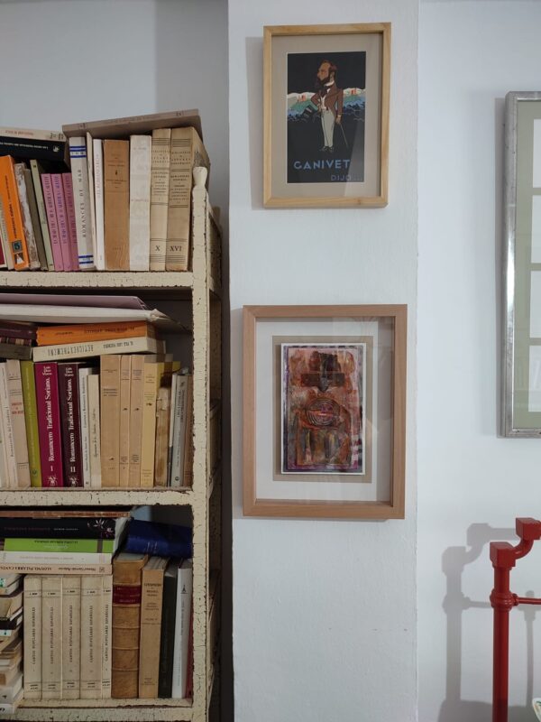 Mi obra en Casa de la artista y amiga María Jesús Casermeiro.