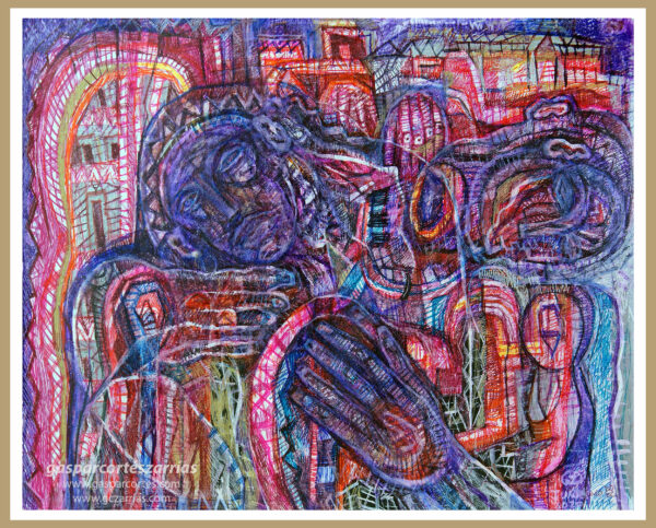 "EFÍMERO; CUANTA ESTUPIDEZ EN ESTOS DÍAS" |  LIBRO XIII Dibujo 50. 17x22cm. Diversas tintas de bolígrafo de gel. 04-06_11-06_2020 / Colección de artista. "EFÍMERO; CUANTA ESTUPIDEZ EN ESTOS DÍAS" | LIBRO XIII Dibujo 50. 17x22cm. Diversas tintas de bolígrafo de gel. 04-06_11-06_2020 / Colección de artista.