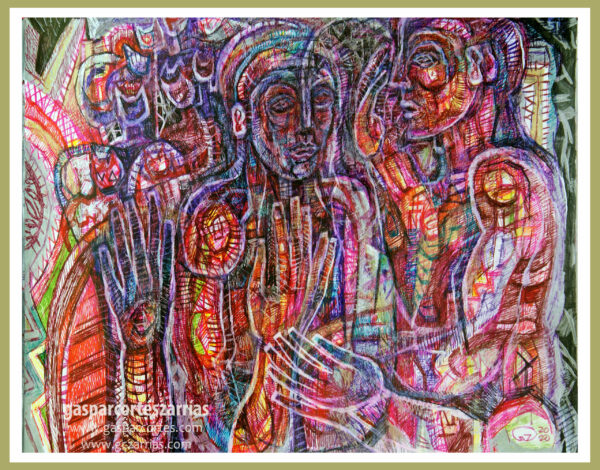 "EL MENTIROSO". DIBUJO DEL LIBRO XIII Dibujo 51 17x22cm. Tintas de bolígrafo de gel. 12-06_15-06_2020 "EL MENTIROSO". DIBUJO DEL LIBRO XIII Dibujo 51 17x22cm. Tintas de bolígrafo de gel. 12-06_15-06_2020