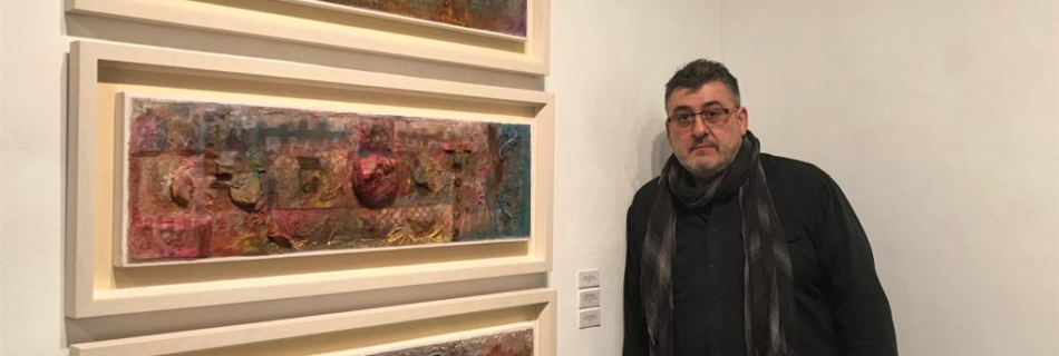 En la exposición "SEQUENTIAE TEMPORIS" 2018.